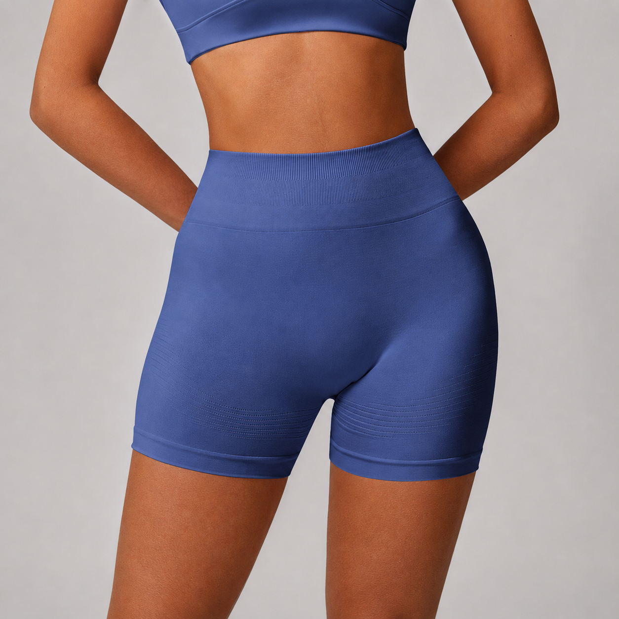Seamless Tight High Waist Yoga Shorts Fitness Running Shorts