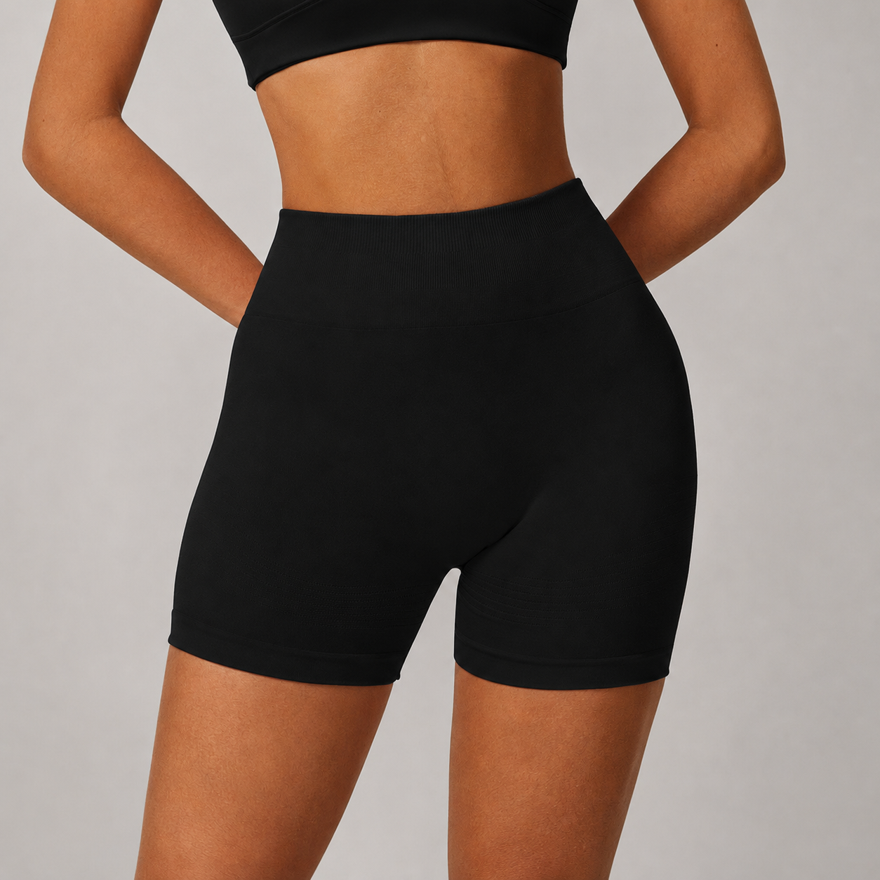 Seamless Tight High Waist Yoga Shorts Fitness Running Shorts