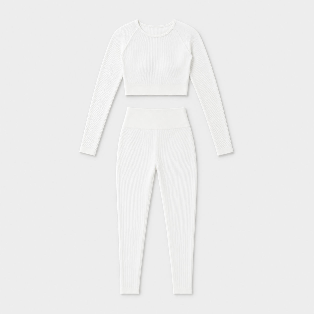 Thread Quick-drying Seamless Long Sleeve Yoga Wear Suit