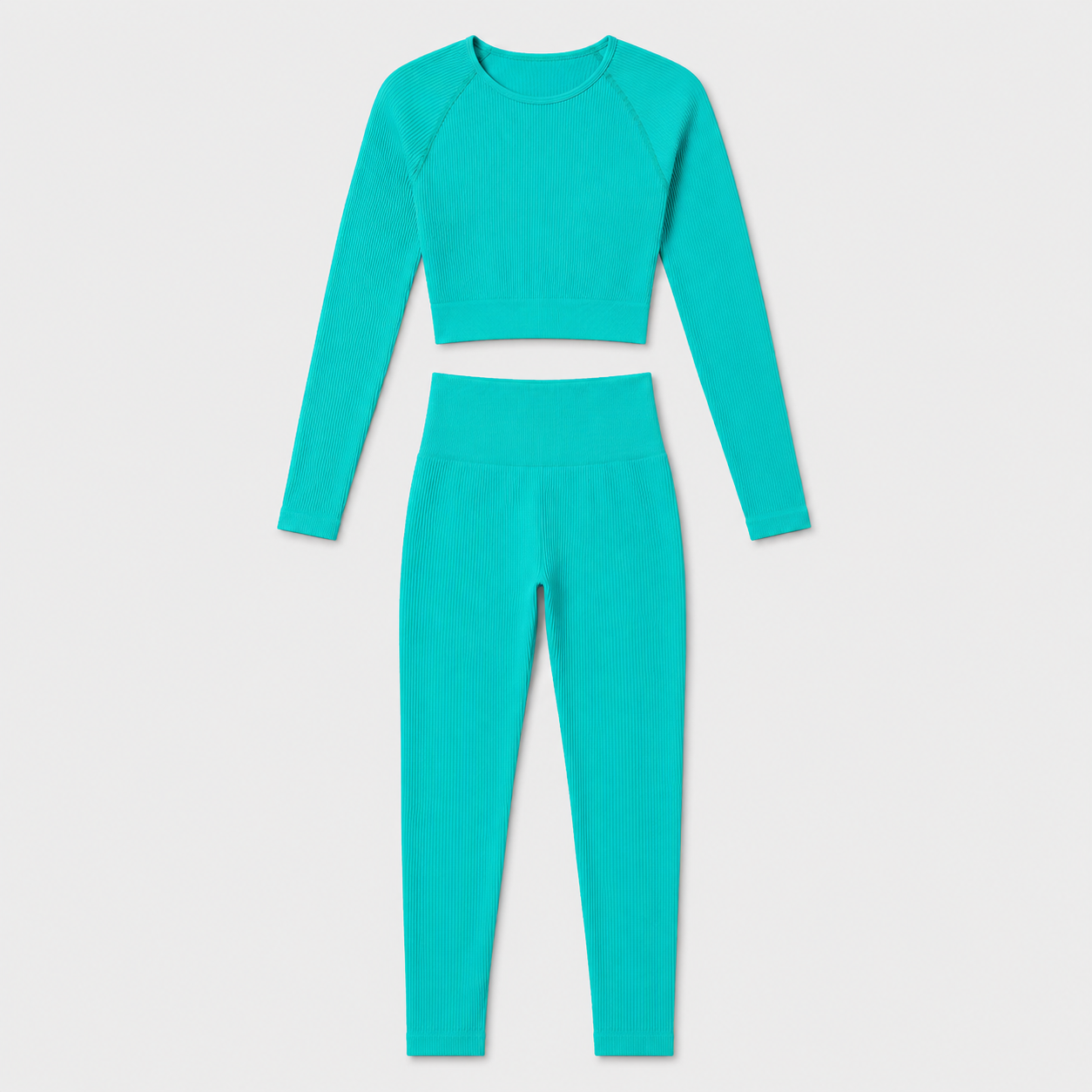 Thread Quick-drying Seamless Long Sleeve Yoga Wear Suit
